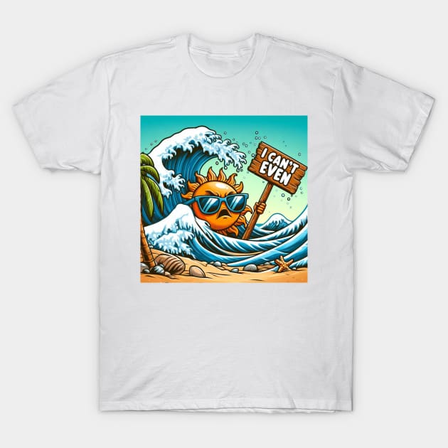 Salty Beach T-Shirt by yayor